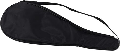 Squash Racquet Cover Bag Lightweight Padded Racket Carrying Bag 71cm Black - Durable Tear - 1680D Oxford Cloth, Adjustable Shoulder Strap for Comfortable Transport in Saudi Arabia