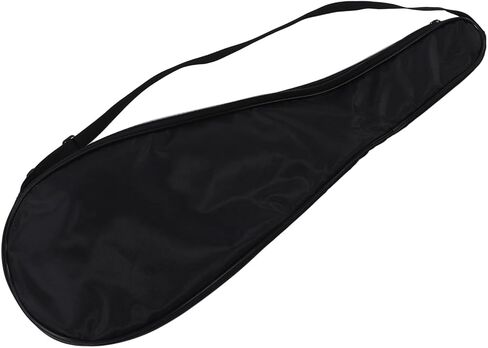 Squash Racquet Cover Bag Lightweight Padded Racket Carrying Bag 71cm Black - Durable Tear - 1680D Oxford Cloth, Adjustable Shoulder Strap for Comfortable Transport in Saudi Arabia