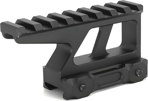ORPUNA Flip Up 2.91" Magnifier Scope Mount with 8 Slots Red Dot Sight Riser Mount Heighten Base Combo，Compatible with G33 G43 G45 3X 5X Etc Magnifier、EXPS3 558 8T Etc Holographic Sight，for 20mm Rail in Saudi Arabia