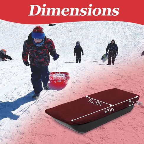 Snow Sled Travel Cover - Waterproof 600D Oxford Fabric, Adjustable Elastic Bands, Reinforced Stitching, Protects from Snow, Water & Dirt, Ideal for Ice Fishing Sled Shelters & Hunting in Saudi Arabia
