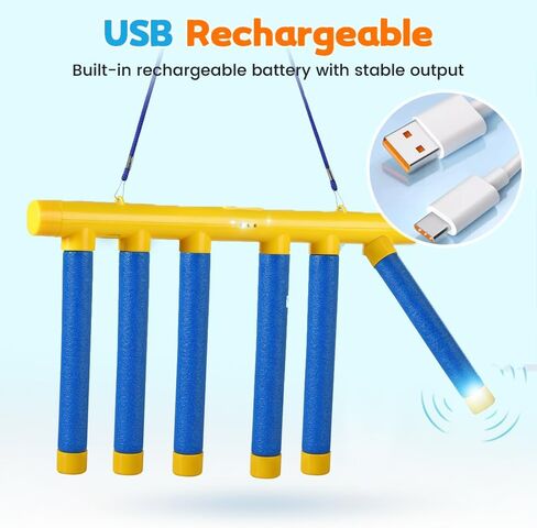 NEKSKA Reflex Sticks Rebounce Game, Reflex Challenge Game, Falling Sticks Reaction Time Trainer with Adjustable Speed Modes for Home, Office & Team Activities (Yellow) in Saudi Arabia