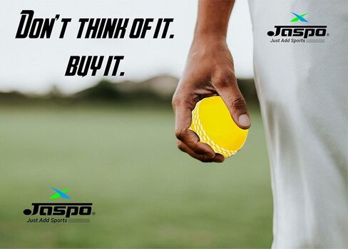 Jaspo المطاط الصناعي T-20 Plus ممارسة الكريكيت كرات الرياح 125-130 GMS ل- داخلي خارجي شارع الشاطئ الكريكيت الأصفر in Kuwait