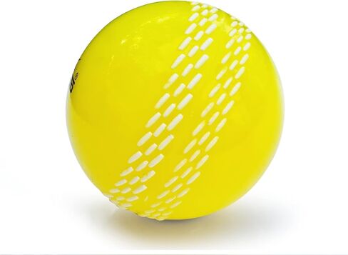 Jaspo المطاط الصناعي T-20 Plus ممارسة الكريكيت كرات الرياح 125-130 GMS ل- داخلي خارجي شارع الشاطئ الكريكيت الأصفر in Kuwait