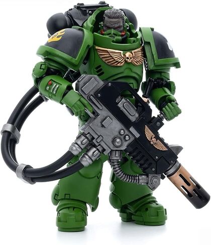 JOYTOY Action Figure 1/18 Warhammer 40,000 Salamanders Intercessors Brother Haecule Collection Model Birthday Gifts 4.8 Inches in Saudi Arabia