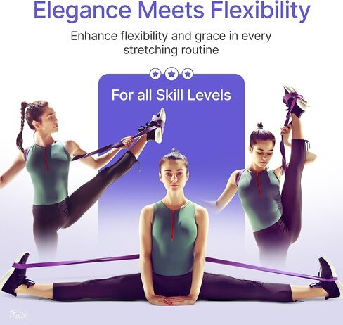 Premium Stretch Bands for Dancers – Improve Stretching & Flexibility with Ballet Stretching Band, Perfect Dance Equipment for Splits & Strength – Ideal Gifts for Dancers & Ballet Training in Saudi Arabia