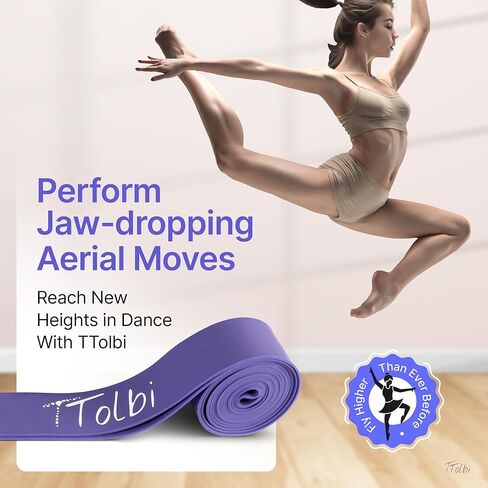 Premium Stretch Bands for Dancers – Improve Stretching & Flexibility with Ballet Stretching Band, Perfect Dance Equipment for Splits & Strength – Ideal Gifts for Dancers & Ballet Training in Saudi Arabia