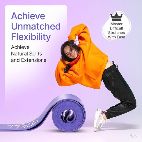 Premium Stretch Bands for Dancers – Improve Stretching & Flexibility with Ballet Stretching Band, Perfect Dance Equipment for Splits & Strength – Ideal Gifts for Dancers & Ballet Training in Saudi Arabia