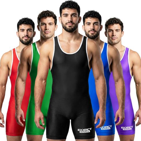 Exxact Sports Men's Wrestling Singlet, High Performance Powerlifting Singlet Wrestling Singlets for Men in Saudi Arabia