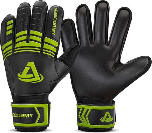 Soccer Goalkeeper Gloves with Finger Protection to Prevent Injuries, Strong Grip for Tough Tackles, Breathable Goal Keeper Gloves for for Kids, Youth and Adult in Saudi Arabia
