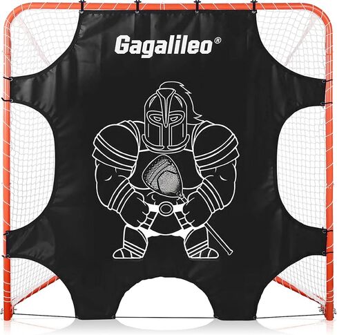 هدف إطلاق النار من Gagalileo Lacrosse: دقة ممارسة شبكة PVC مقاس 6x6FT مع 7 مناطق رمي في الفناء الخلفي للشارع للشباب المبتدئين والكبار in Saudi Arabia