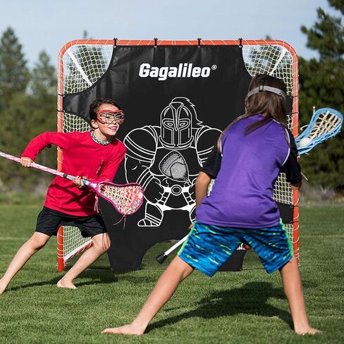 هدف إطلاق النار من Gagalileo Lacrosse: دقة ممارسة شبكة PVC مقاس 6x6FT مع 7 مناطق رمي في الفناء الخلفي للشارع للشباب المبتدئين والكبار in Saudi Arabia