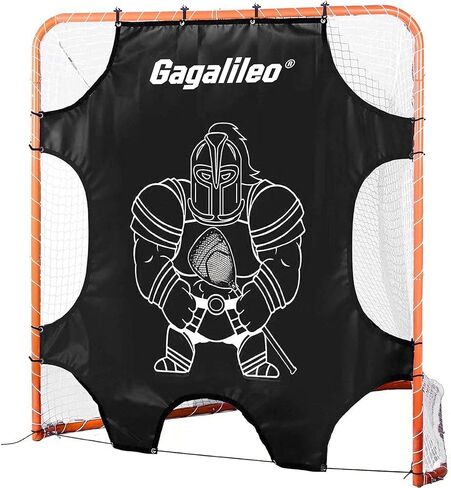 هدف إطلاق النار من Gagalileo Lacrosse: دقة ممارسة شبكة PVC مقاس 6x6FT مع 7 مناطق رمي في الفناء الخلفي للشارع للشباب المبتدئين والكبار in Saudi Arabia