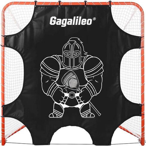 هدف إطلاق النار من Gagalileo Lacrosse: دقة ممارسة شبكة PVC مقاس 6x6FT مع 7 مناطق رمي في الفناء الخلفي للشارع للشباب المبتدئين والكبار in Saudi Arabia