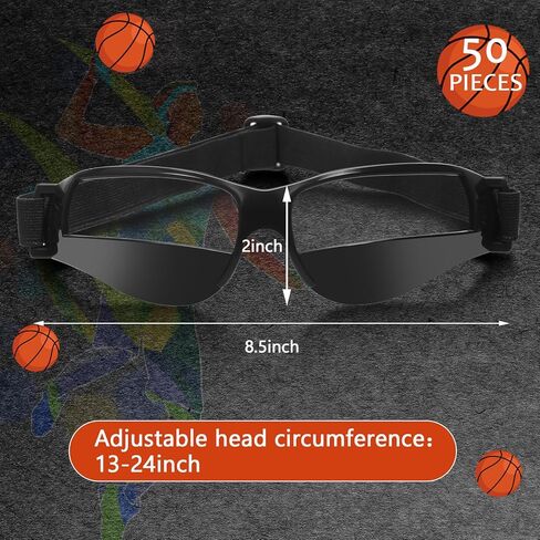 Weewooday Basketball Dribbling Goggles Basketball Training Goggle Dribble Specs Goggle for Team Training Aid Sport Equipment in Kuwait