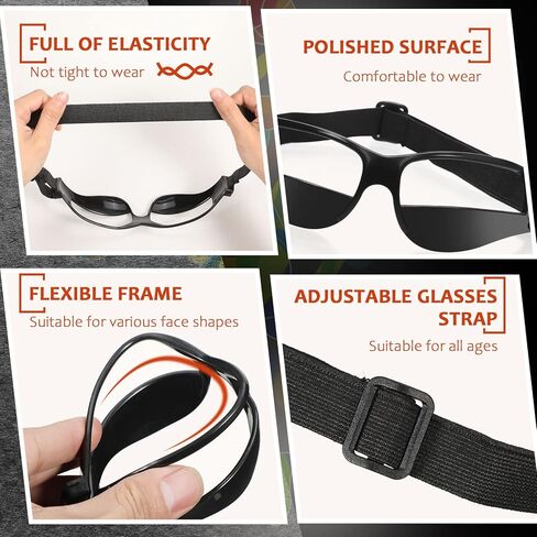 Weewooday Basketball Dribbling Goggles Basketball Training Goggle Dribble Specs Goggle for Team Training Aid Sport Equipment in Kuwait