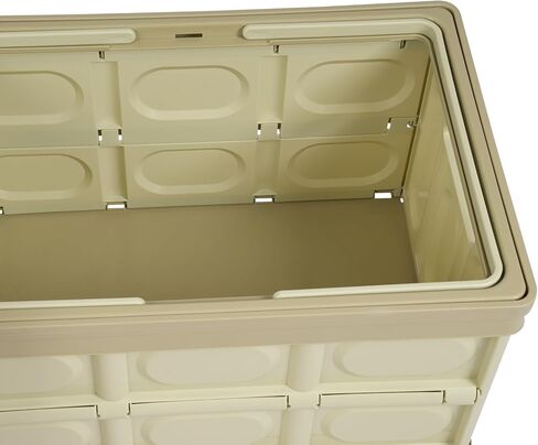 BOBKALATG Foldable Rolling Cart, 55L Large Capacity Organizer & Storage Box with Removable Lid, Easy to Move and Store for Indoor Outdoor Multipurpose Use (Green) in Saudi Arabia