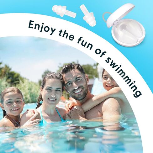 Baypify Painless Nose Plugs for Swimming,Nose Plugs for Swimming for Kids (Age 6+) and Adults, Ensure Comfort and Safety in The Water in Saudi Arabia