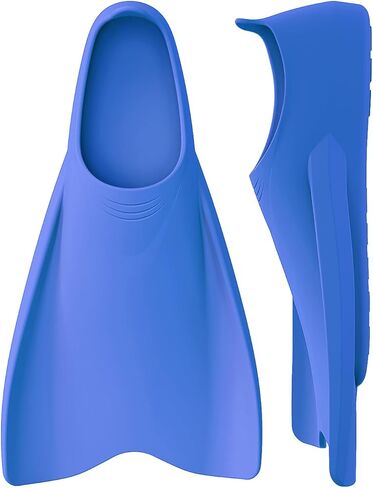 WSTOO Streamlined Training Short Fins - Silicone Swim Flippers for Adults and Youth (Men & Women), Ideal for Swimming, Snorkeling, and Diving in Saudi Arabia