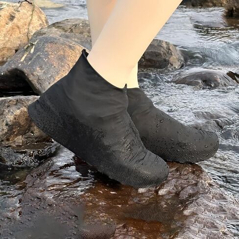 Waterproof Silicone Shoe Covers – Reusable, Slip-Resistant Protection for Outdoor Activities (1 Pair) in Saudi Arabia