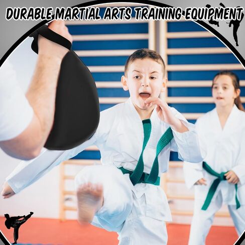Poen 7 in 1 Taekwondo Kick Pad Boxing Training Equipment Punching Mitts Martial Arts Wrist Band Adjustable Soft Pads Set for Karate Muay Thai MMA Training in Saudi Arabia
