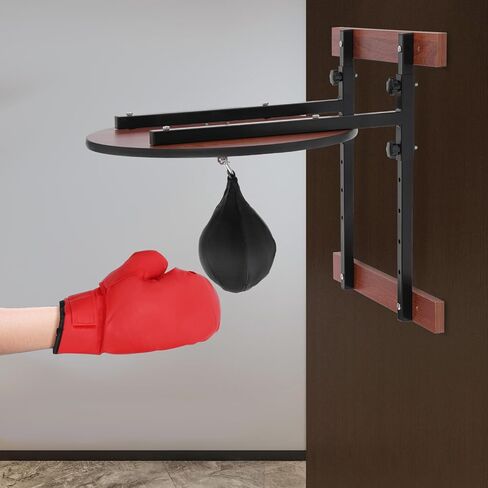 GUIAFUHYE Heavy Duty Adjustable Speed Bag Platform Kit, Height Wall Mount Professional Fitness Ball Boxing Reaction Training Kit with Shackle Swivel in Saudi Arabia