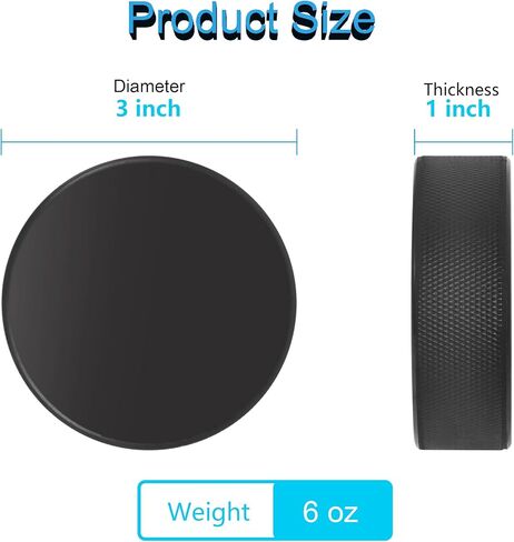 AceFox Ice Hockey Pucks‌ (1/4/6/25 Pcs Options)‌ in Saudi Arabia