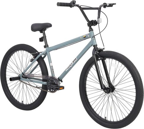 MEGHNA 26 inch Mountain Bike Single Speed Unique BMX Style Handlebar Bicycle V - Brake and Caliper Brake Mountain Bike for Teens Junior Unisex Adult to Going to School, Hanging Out, Short Trip in Saudi Arabia