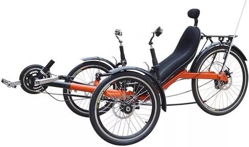 6 Speed Recumbent 3 Wheel Pedal Tricycle Bike Bicycle New in Saudi Arabia