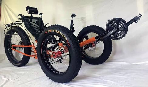 Fat Tire 3 Wheel 9 Speed Recumbent Pedal Tricycle Bike Bicycle in Saudi Arabia