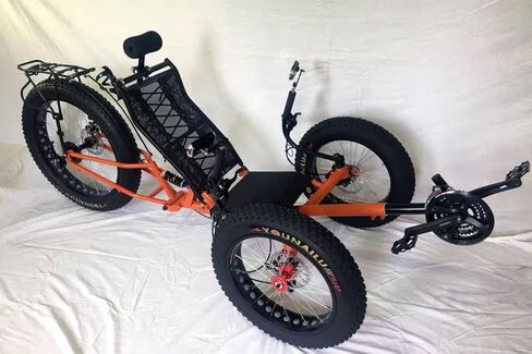 Fat Tire 3 Wheel 9 Speed Recumbent Pedal Tricycle Bike Bicycle in Saudi Arabia