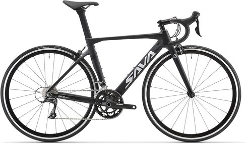 دراجة الطريق الكربونية SAVADECK مع نظام Shimano SORA R3000 18 سرعة Derailleur، دراجة سباق مع إطار من ألياف الكربون وشوكة كربون وفرامل مزدوجة على شكل حرف V للبالغين in Kuwait