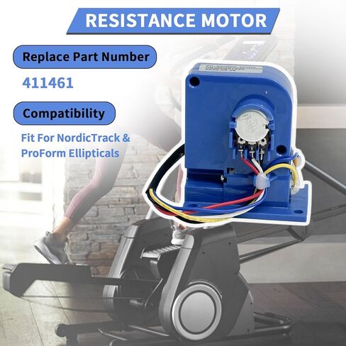 محرك مقاومة 411461 متوافق مع NordicTrack وProForm Ellipticals (النماذج المدرجة)، استبدل محرك التوتر 411461 in Kuwait
