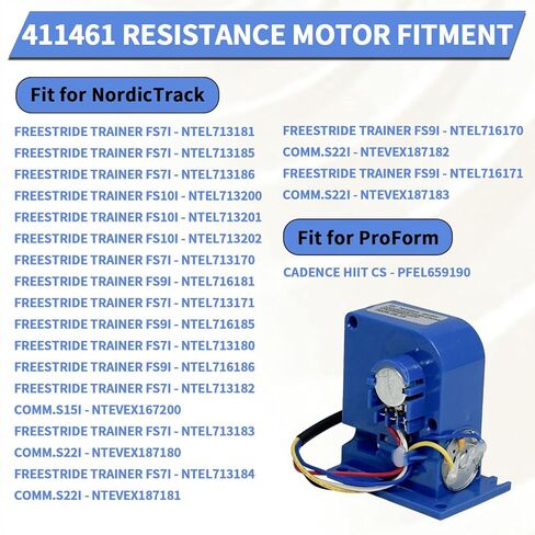 محرك مقاومة 411461 متوافق مع NordicTrack وProForm Ellipticals (النماذج المدرجة)، استبدل محرك التوتر 411461 in Kuwait