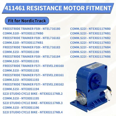 محرك مقاومة 411461 متوافق مع NordicTrack وProForm Ellipticals (النماذج المدرجة)، استبدل محرك التوتر 411461 in Kuwait