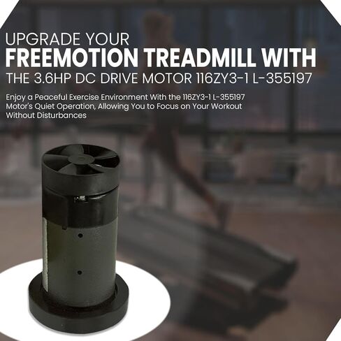 Icon DC Drive Motor 116ZY3-1 L-355197 أو l-405559 365901 أو 405596 يعمل مع جهاز المشي in Kuwait