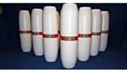 BuyBocceBalls Listing - Garland High Impact Plastic Candlepin, White - Single in Saudi Arabia