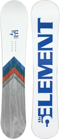لوح التزلج على الجليد 5th Element Dart 2 للرجال Freeride-All Mountain - مصمم للمتزلجين المبتدئين والمتوسطين مع الروك العادي والواسع in Kuwait