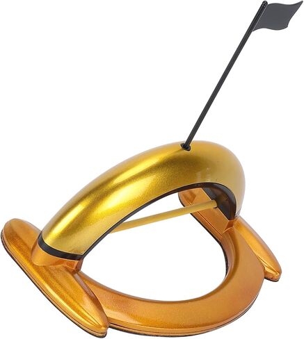 Golf Automatic Putting Cup Alloy Indoor Outdoor Training Aid Auto Returning Failure Balls Precision Putter Exerciser for Golfers Gold Zinc Alloy 23.3cm 866g in Saudi Arabia