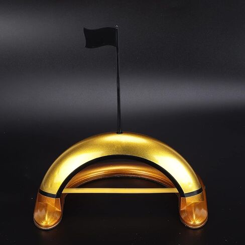 Golf Automatic Putting Cup Alloy Indoor Outdoor Training Aid Auto Returning Failure Balls Precision Putter Exerciser for Golfers Gold Zinc Alloy 23.3cm 866g in Saudi Arabia