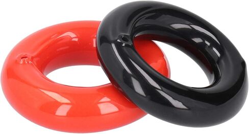 Weightening Ring, Rubber Coating, Flexible, Strength Increase, Training Accessory, Black Red, with Applicable for Training in Saudi Arabia
