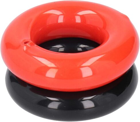 Weightening Ring, Rubber Coating, Flexible, Strength Increase, Training Accessory, Black Red, with Applicable for Training in Saudi Arabia