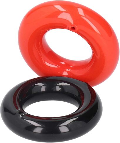 Weightening Ring, Rubber Coating, Flexible, Strength Increase, Training Accessory, Black Red, with Applicable for Training in Saudi Arabia
