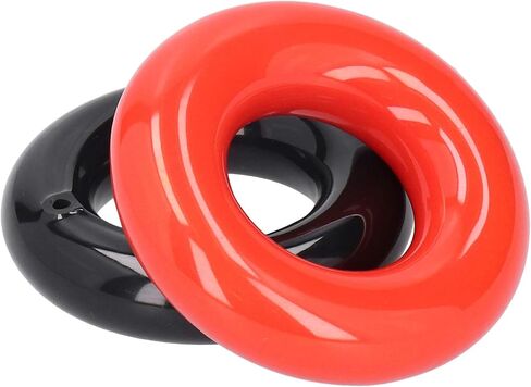 Weightening Ring, Rubber Coating, Flexible, Strength Increase, Training Accessory, Black Red, with Applicable for Training in Saudi Arabia