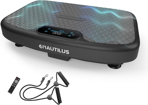 Nautilus Vibratone Pro Vibration Plate Exercise Machine for Lymphatic Drainage, Muscle Activation, Full Body Workout, Circulation, Fat Loss, Strength Training, Toning, Recovery in Saudi Arabia