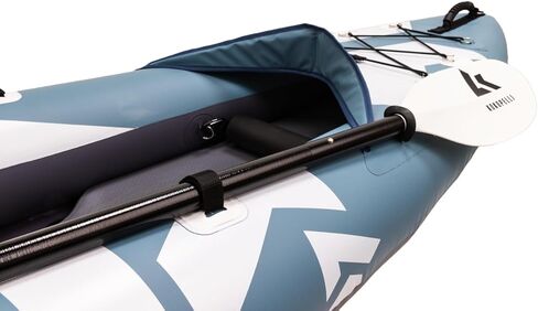 Kokopelli Platte Inflatable Kayak – Lightweight Packable Touring Kayak with Drop-Stitch Floor, Adjustable Seat, Paddle, Pump & Carry Bag in Saudi Arabia