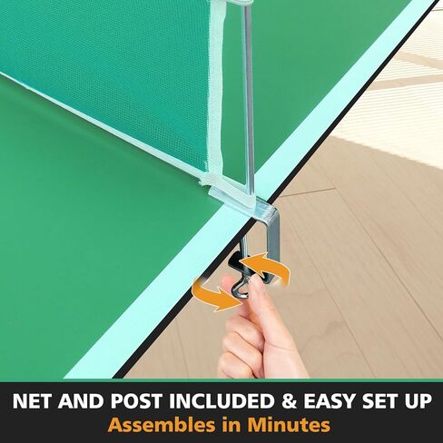 Ping Pong Table Top for Billiard Table, 7FT/8FT/8.5FT/9FT Foldable Table Tennis Table Topper for Pool Table, Indoor Outdoor Table Tennis Conversion Top w/Net & Premium Foam Padding (Green, 8.5x4.7 FT) in Saudi Arabia
