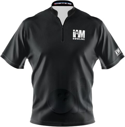 Logo Infusion I AM Bowling Jersey Short Sleeve Sash Collar 2157 Made in USA in Saudi Arabia
