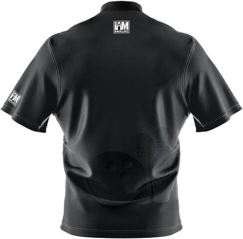 Logo Infusion I AM Bowling Jersey Short Sleeve Sash Collar 2157 Made in USA in Saudi Arabia