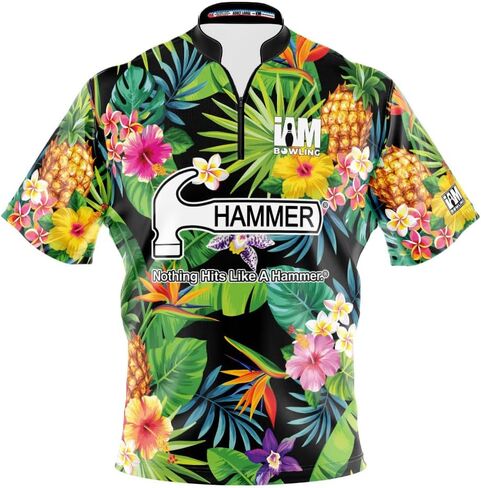 Logo Infusion Dye-Sublimated Bowling Jersey (Sash Collar) - I AM Bowling Fun Design 2033-HM - Hammer in Saudi Arabia