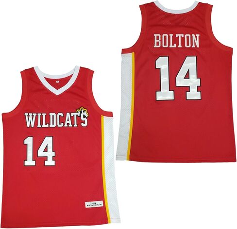 FieldFames Youth Troy Bolton 14 Basketball Jersey East High School for Kids Musical Dance Stage Performance Uniform in Saudi Arabia